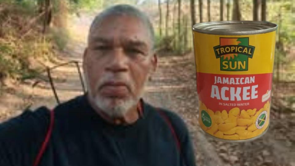 Michael with ackee
